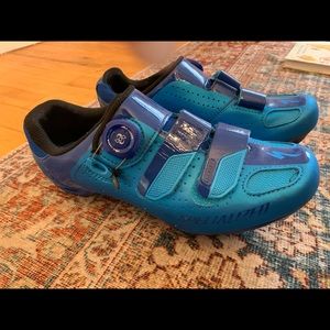 Specialized Spin Shoes. EU 39. Blue. With cleats.